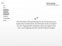 steinercom.ch Webseite Vorschau