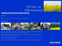 steinerholz.de Webseite Vorschau