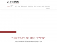 steinerweine.ch Webseite Vorschau
