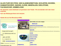steineschleifen.ch Webseite Vorschau
