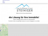 steiniger-hausverwaltung.de Webseite Vorschau