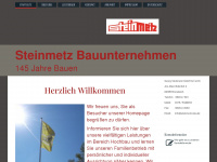 steinmetz-bau.de Webseite Vorschau