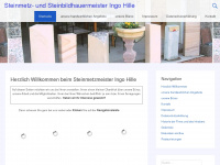 steinmetzmeister-hille.de Webseite Vorschau