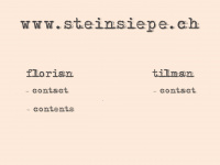 steinsiepe.ch Webseite Vorschau