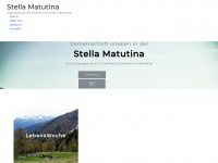 stella-matutina.de Webseite Vorschau