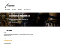 musambara.de Webseite Vorschau