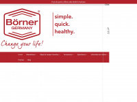 borner.fr Webseite Vorschau