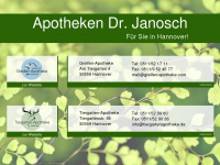 janosch-apotheken-hannover.de Webseite Vorschau
