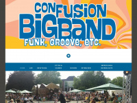 confusion-bigband.de Webseite Vorschau