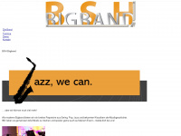 bsh-bigband.de Webseite Vorschau