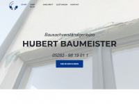 h-baumeister.de Webseite Vorschau