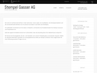 stempelgasser.ch Webseite Vorschau