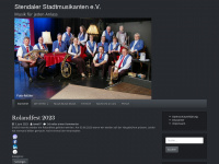 stendalerstadtmusikanten.de Webseite Vorschau