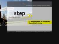 step-sporttherapie.de Webseite Vorschau