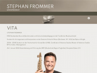 stephanfrommer.ch Webseite Vorschau