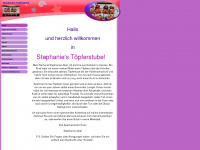 stephanies-toepferstube.de Webseite Vorschau