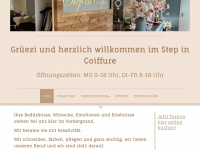 stepincoiffure.ch Webseite Vorschau