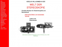 stereofotos.de Webseite Vorschau