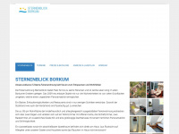 sternenblick-borkum.de Webseite Vorschau
