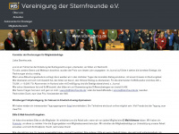 sternfreunde.de Webseite Vorschau