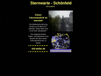sternwarte-schoenfeld.de Webseite Vorschau
