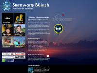 sternwartebuelach.ch Webseite Vorschau
