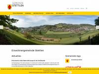 stettlen.ch Webseite Vorschau