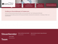 steuerberater-shb.de Webseite Vorschau