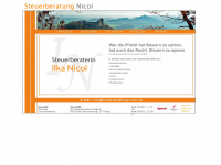 steuerberatung-nicol.de Webseite Vorschau