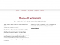 steuerberatung-staudenmaier.de Webseite Vorschau