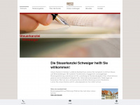 steuerkanzlei-schwaiger-oschatz.de Webseite Vorschau