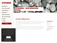 steurer-kies.at Webseite Vorschau