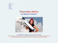 stewardess-marina.de Webseite Vorschau