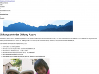 stiftung-apoyo.ch Webseite Vorschau
