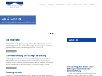 stiftung-blatten.ch Webseite Vorschau