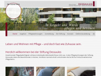 stiftung-dessaules.ch Webseite Vorschau