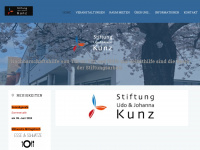 stiftung-kunz.de Webseite Vorschau