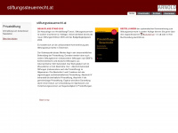 stiftungssteuerrecht.at Webseite Vorschau