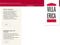 stiftungvillaerica.ch Webseite Vorschau