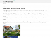 stiftungwohin.ch Webseite Vorschau