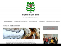 bornum-am-elm.de Webseite Vorschau