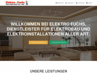 elektro-fuchs-brotterode.de Webseite Vorschau