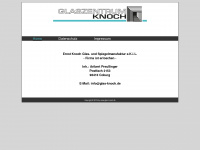 glas-knoch.de Webseite Vorschau