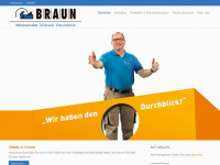 braun-schreinerei.de Webseite Vorschau