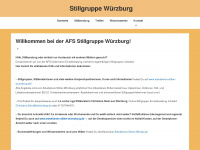 stillgruppe-wuerzburg.de Webseite Vorschau