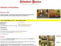 stilmoebel-rustico.ch Webseite Vorschau