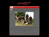 stimmband-online.de Webseite Vorschau