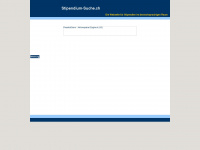 stipendium-suche.ch Webseite Vorschau