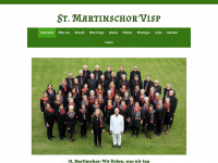 stmartinschor.ch Webseite Vorschau