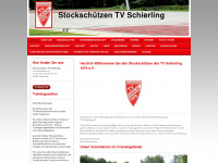 stockschuetzen-tv-schierling.de Webseite Vorschau